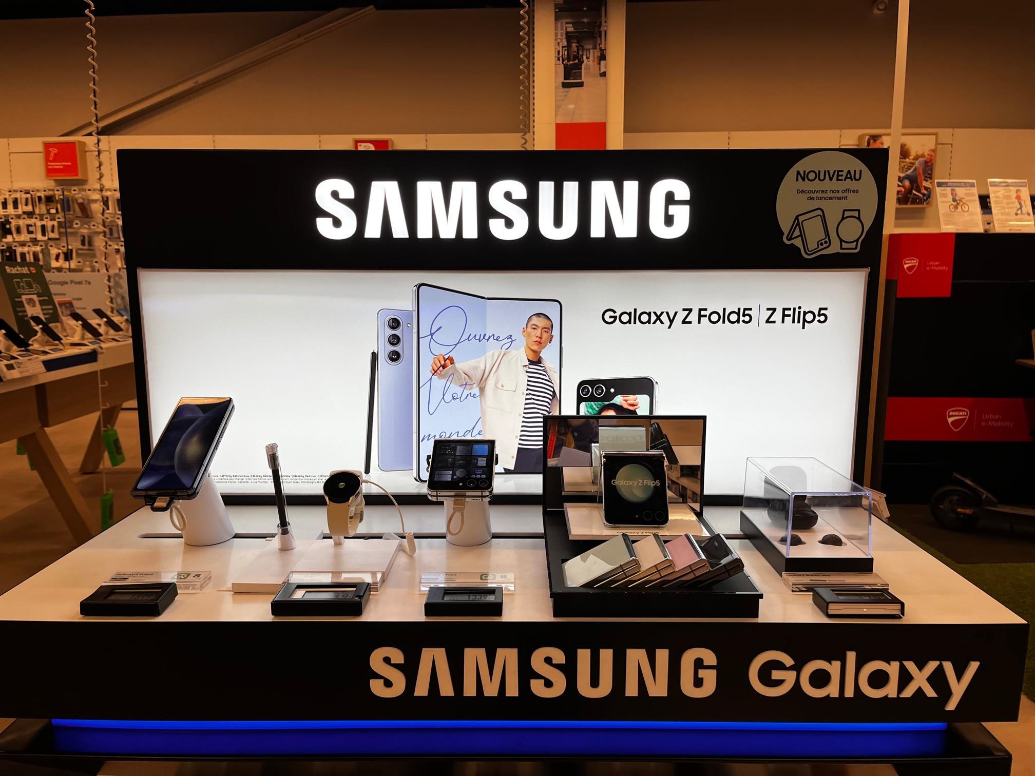 Samsung Z Fold 5 et Z Flip 5 Boulanger Tarbes