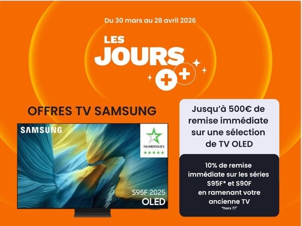 Offre TV OLED SAMSUNG