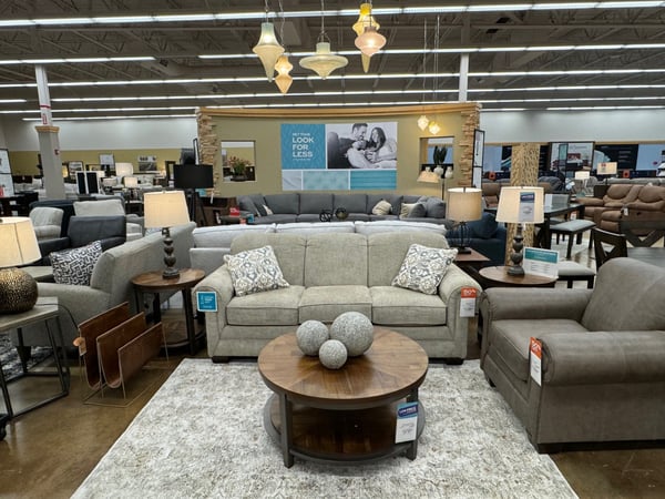 Slumberland Furniture Store Near You in Decatur,  IL - Showroom Vignette View