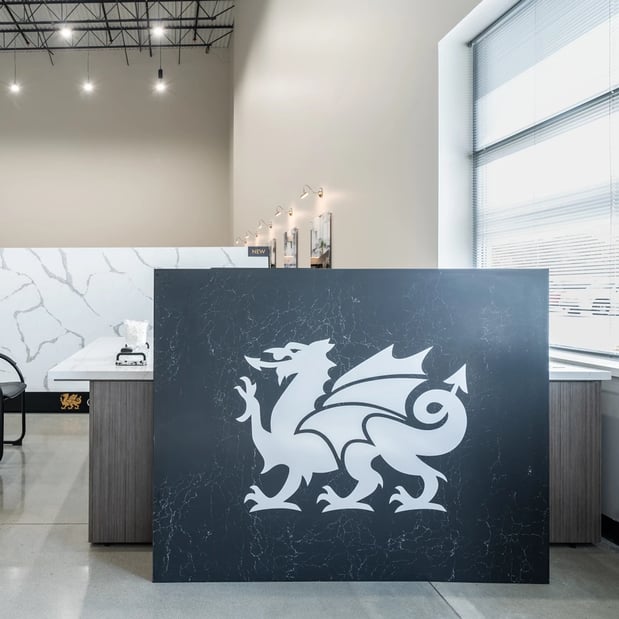 CAMBRIA SALES AND DISTRIBUTION CENTER SHOWROOM – DALLAS front desk
