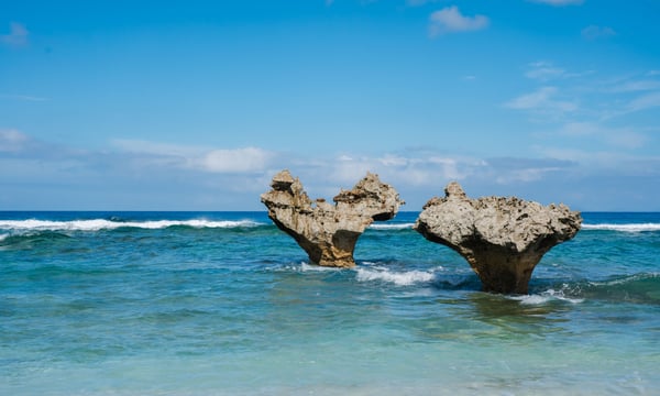 古宇利島のハートロック