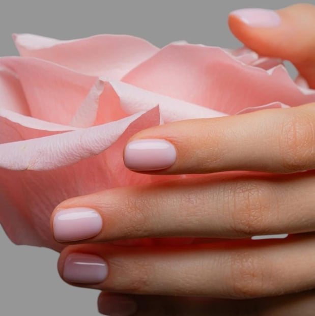 Winter Rose Seasonal Mani + Pedi