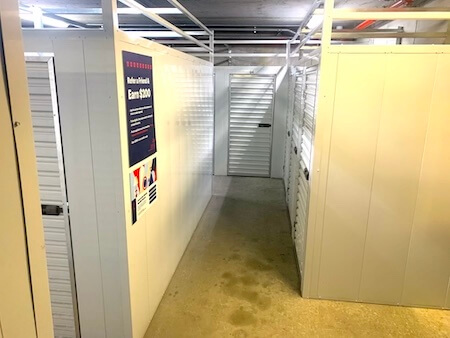 Storage lockers in Prospect Heights
