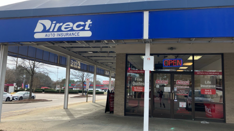 Direct Auto Insurance storefront located at  3627 New Bern Ave, Raleigh