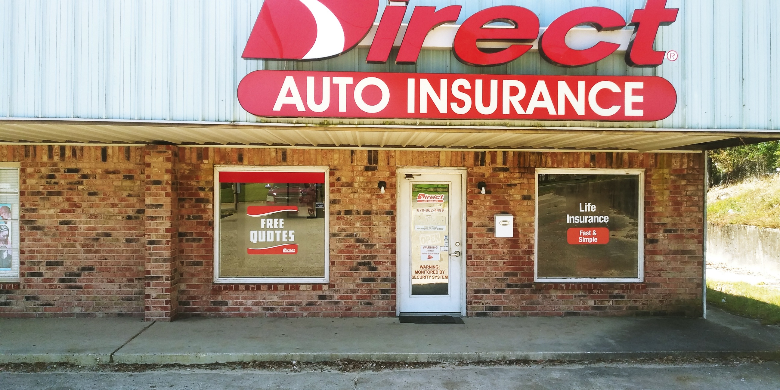 Direct Auto Insurance storefront located at  1239 West Hillsboro Street, El Dorado