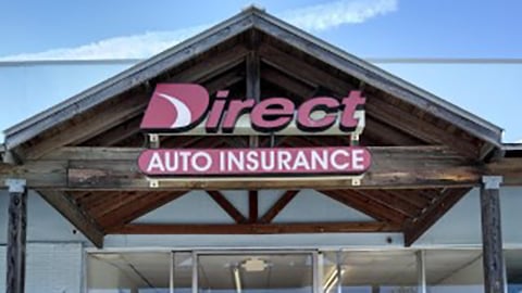Direct Auto Insurance storefront located at  726 Ridgewood Avenue, Holly Hill