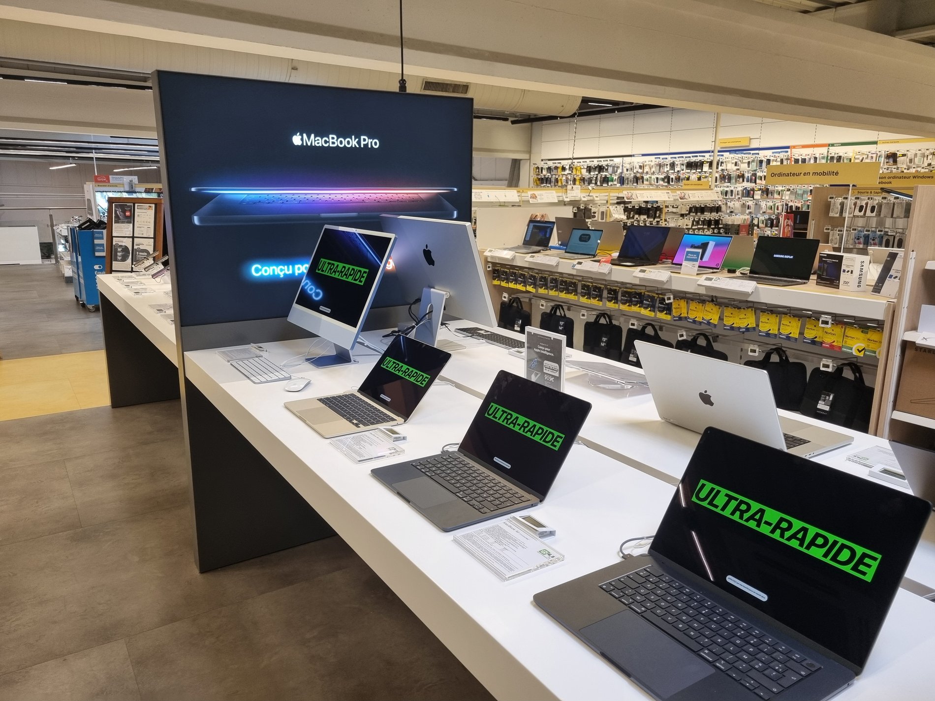 Macbook Pro M3 chez Boulanger Vitrolles proche de Salon, Velaux, Marignane et Rognac