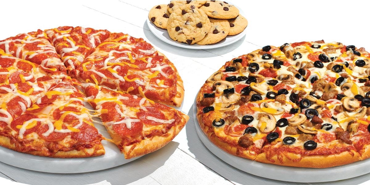 Meal Deal Pizza and Cookies