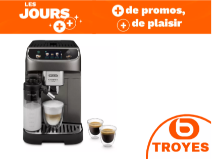 L'expresso broyeur DELONGHI Magnifica plus FEB3270.TB chez Boulanger Troyes Saint Parres Aux Tertres.