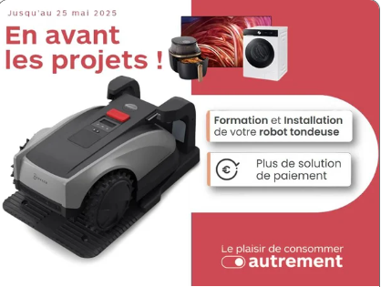 robots tondeuse en promotion chez boulanger cholet