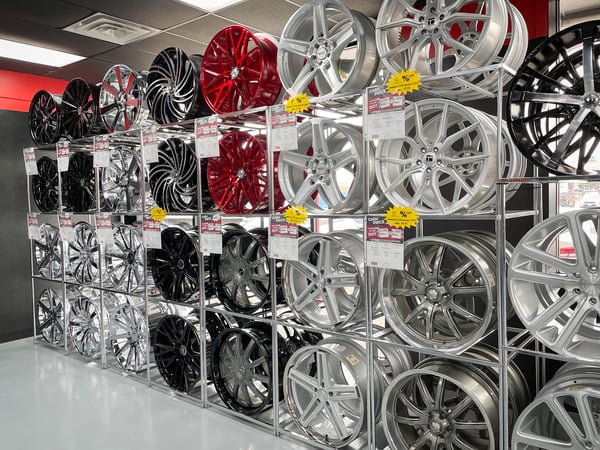 A large selection of Name Brand Wheels and Tires