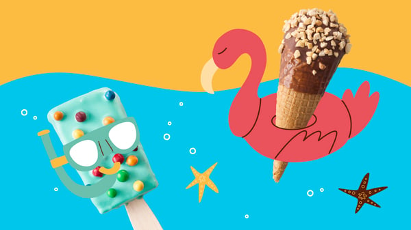 Ice cream cones and ice cream sticks are the sweetest way to make your summer Fun-Tastic.