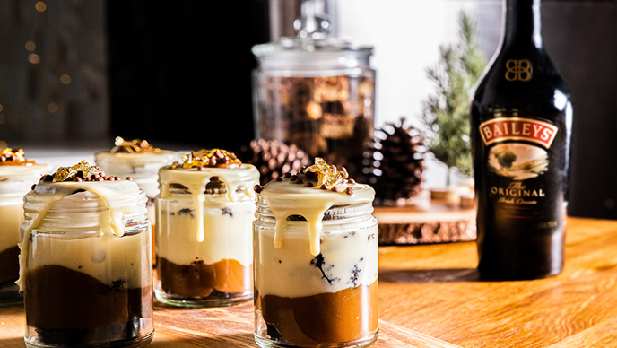 Stout & Baileys Cake Jars