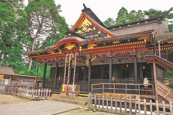 政宗公により仙台の総鎮守として開かれた「大崎八幡宮」