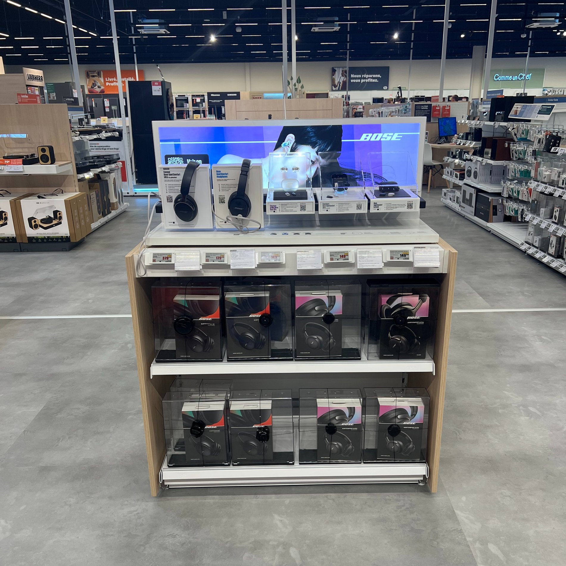 Les casques et écouteurs Bose dans votre magasin Boulanger St Quentin