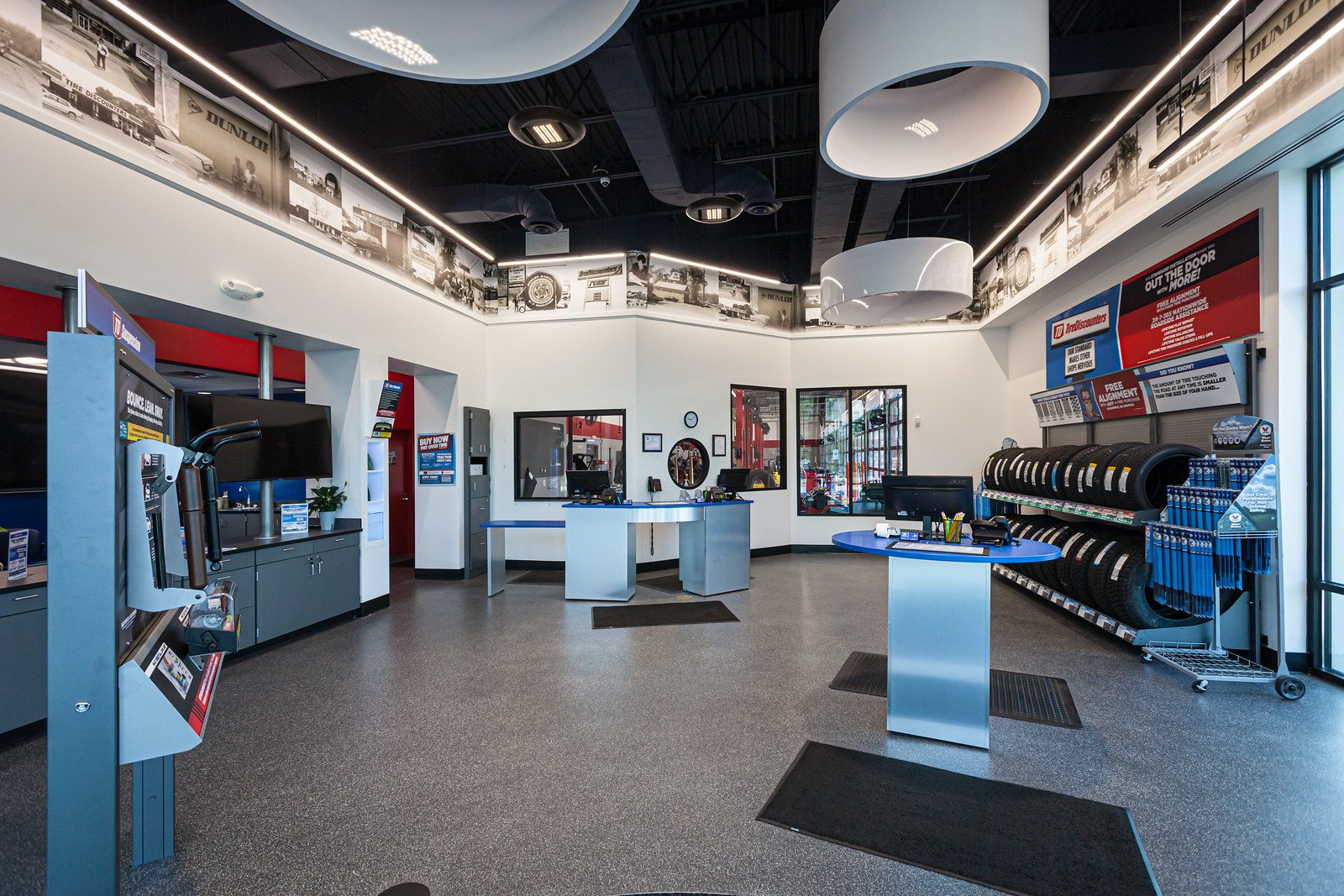 Tire Discounters Research Park tires, alignment, brakes, autoglass in