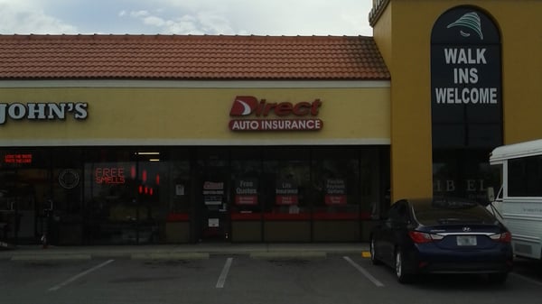 Direct Auto Insurance storefront located at  9306 US Highway 19, Port Richey