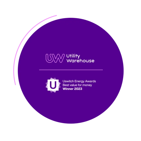 UW Uswitch Energy Awards best value for money Winner 2023