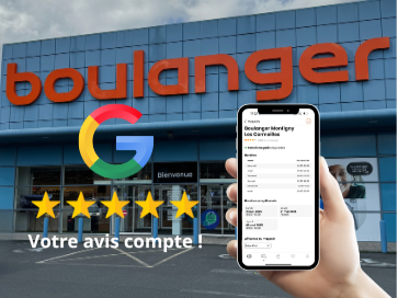 Votre avis compte pour Boulanger Montigny ! ⭐️🧡