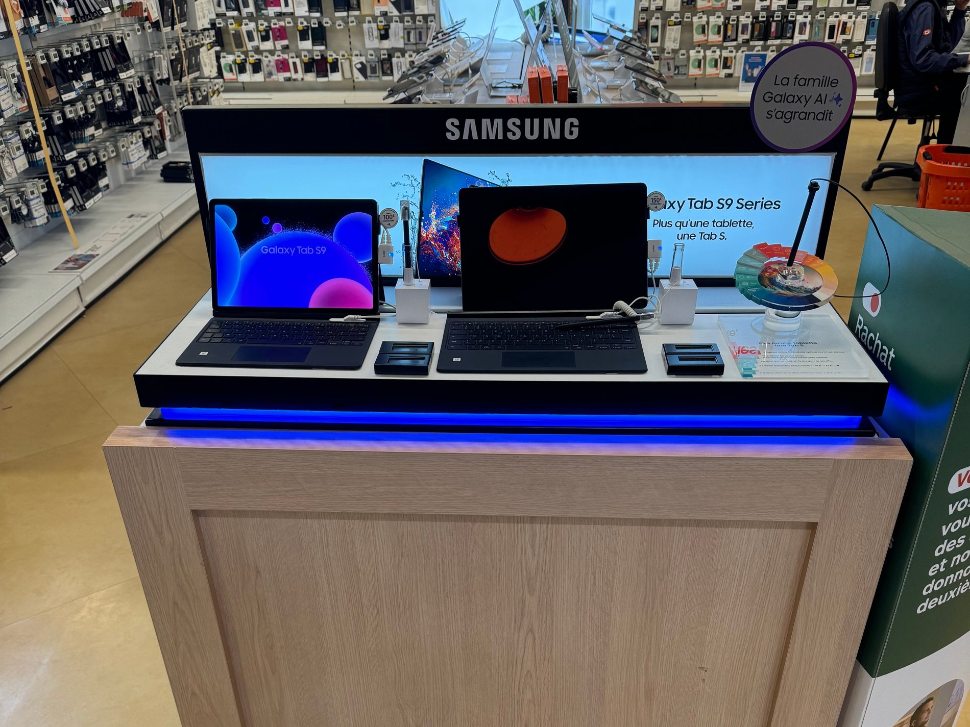 Tablette Samsung S9 et S9+