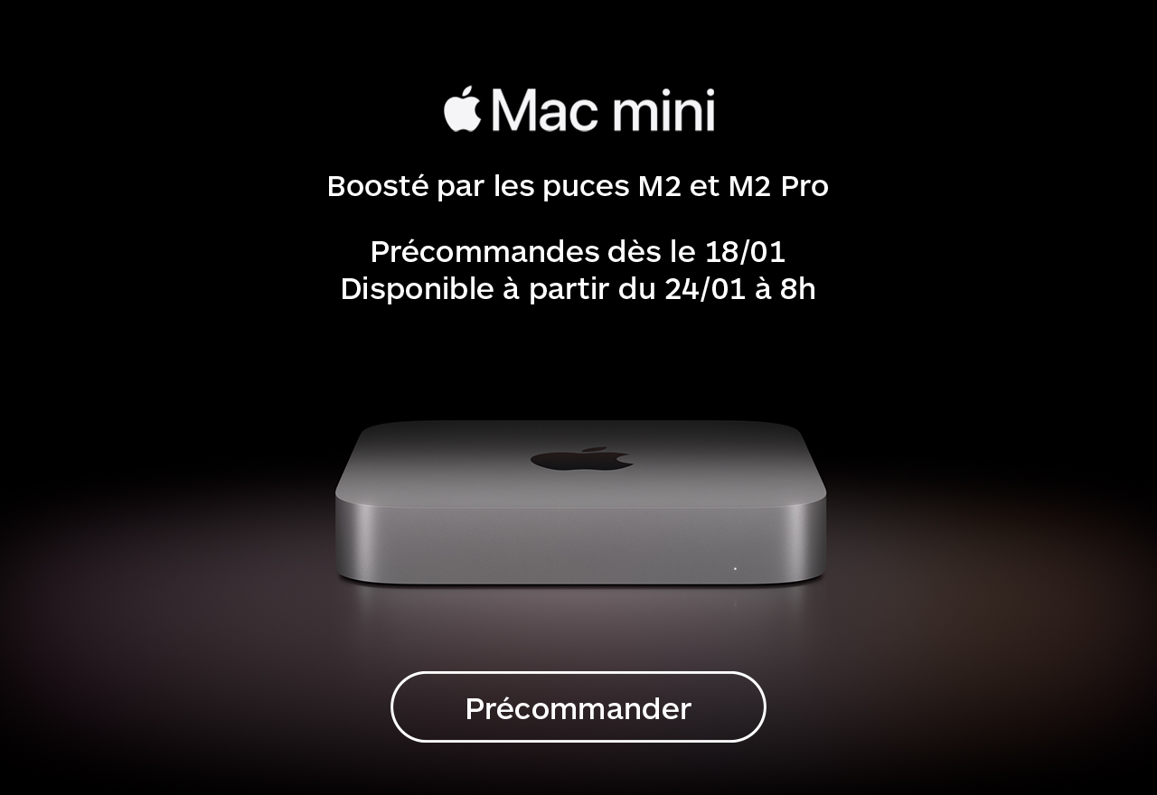 Nouvel ordinateur Mac mini  M2 ET M2 Pro  disponible en précommande dans votre magasin Boulanger Sarcelles. 

Date de sortie le 03 Février à 8H