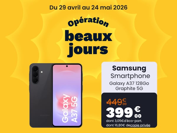 Smartphone SAMSUNG Galaxy A37 128Go Graphite 5G
