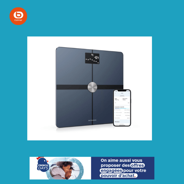 Pèse personne connecté Withings Body Plus