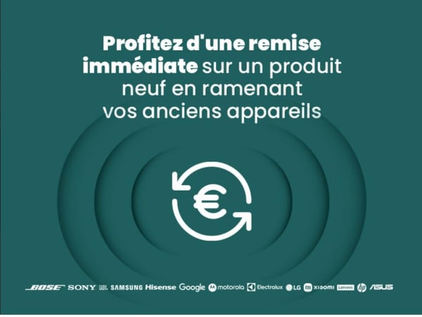 Ramenez vos anciens produits et profitez de remise allant jusqu'à 150€ à Boulanger Pau-Lons