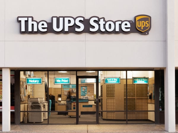 Storefront of The UPS Store in Richardson, TX