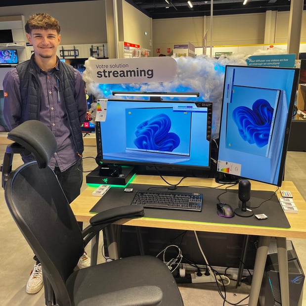 Kevin vendeurs polyvalent Boulanger Limonest