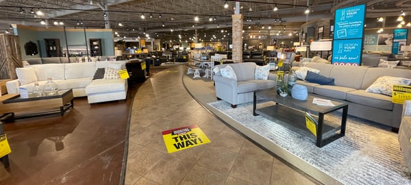 Slumberland Furniture Store in Woodbury,  MN - Interior Left Side