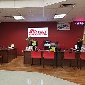 Front of Direct Auto store at 12018 Perrin Beitel Road, San Antonio