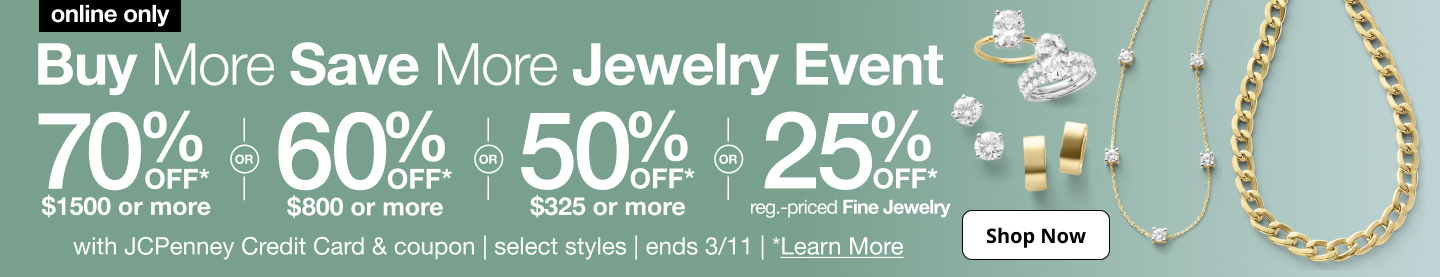Buy More, Save More on Jewelry at JCPenney!