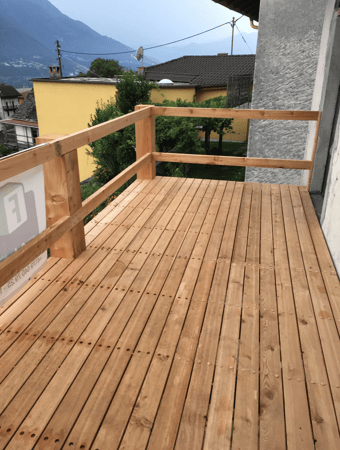 Balcone - Terrazzo in legno
