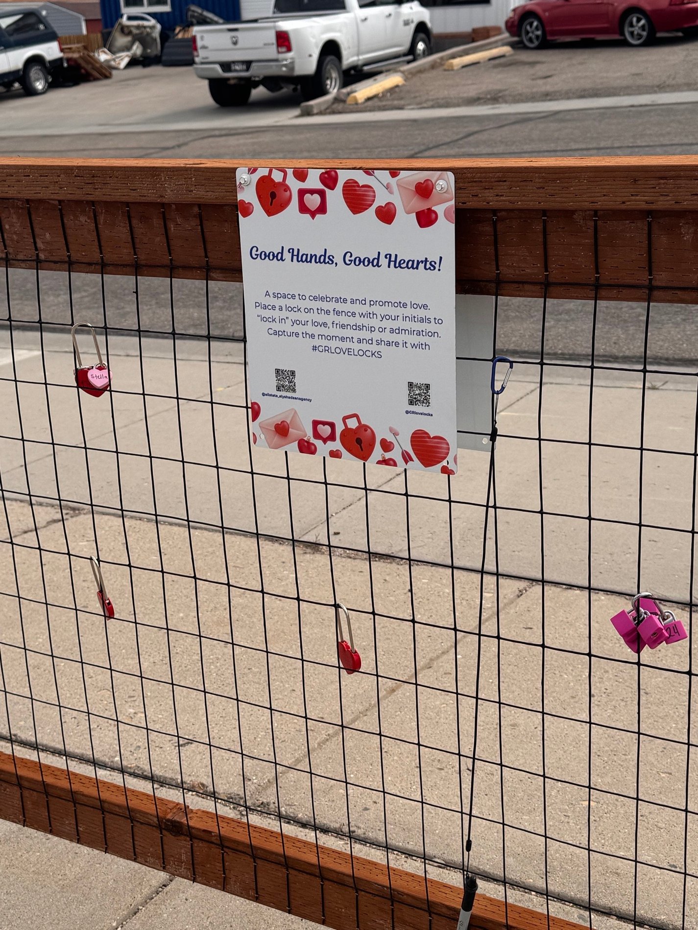 #GRLOVELOCK Fence. Come place a lock!