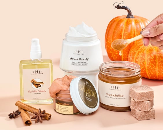 Pumpkin Spice Farmhouse Fresh Seasonal Mani Pedi