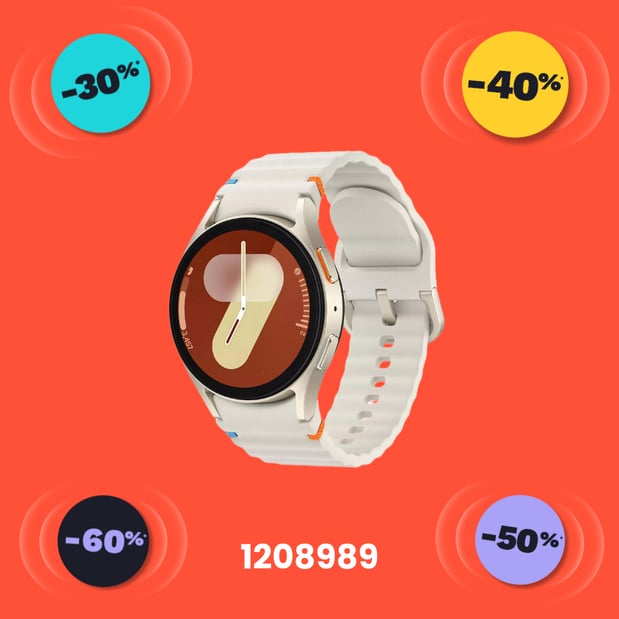 Montre connectée SAMSUNG Galaxy Watch7 Crème 40mm BT