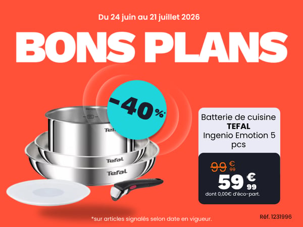Batterie de cuisine TEFAL Ingenio Emotion 5 pcs