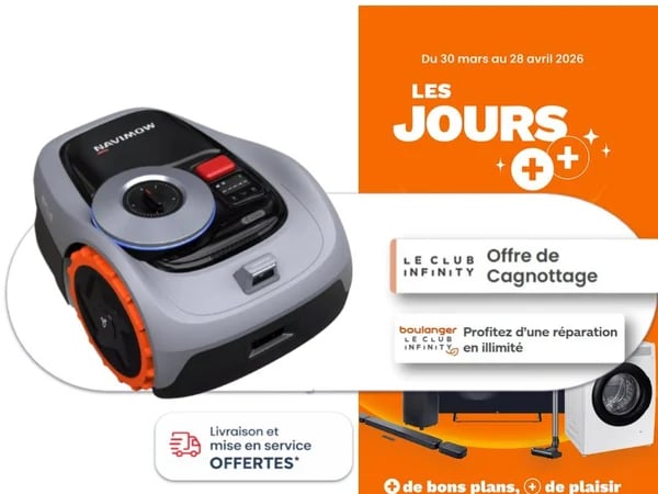Envie d’un jardin impeccable toute l’année à Belfort-Andelnans ? Craquez pour nos offres sur les robots tondeuses et simplifiez-vous la vie chez Boulanger Belfort !