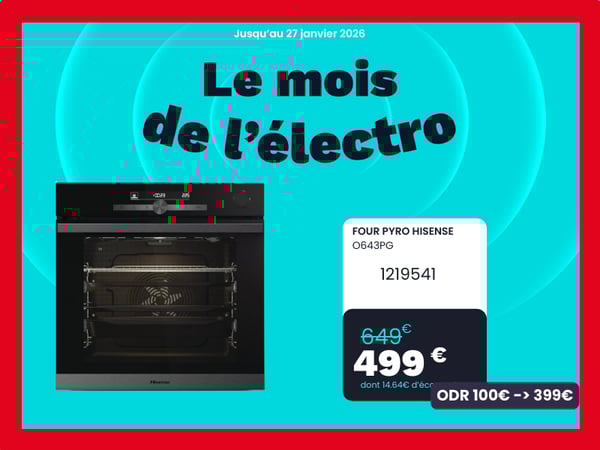 Four encastrable fonction vapeur HISENSE O643PG