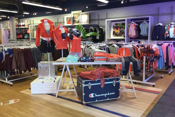 champion clothing outlet women's