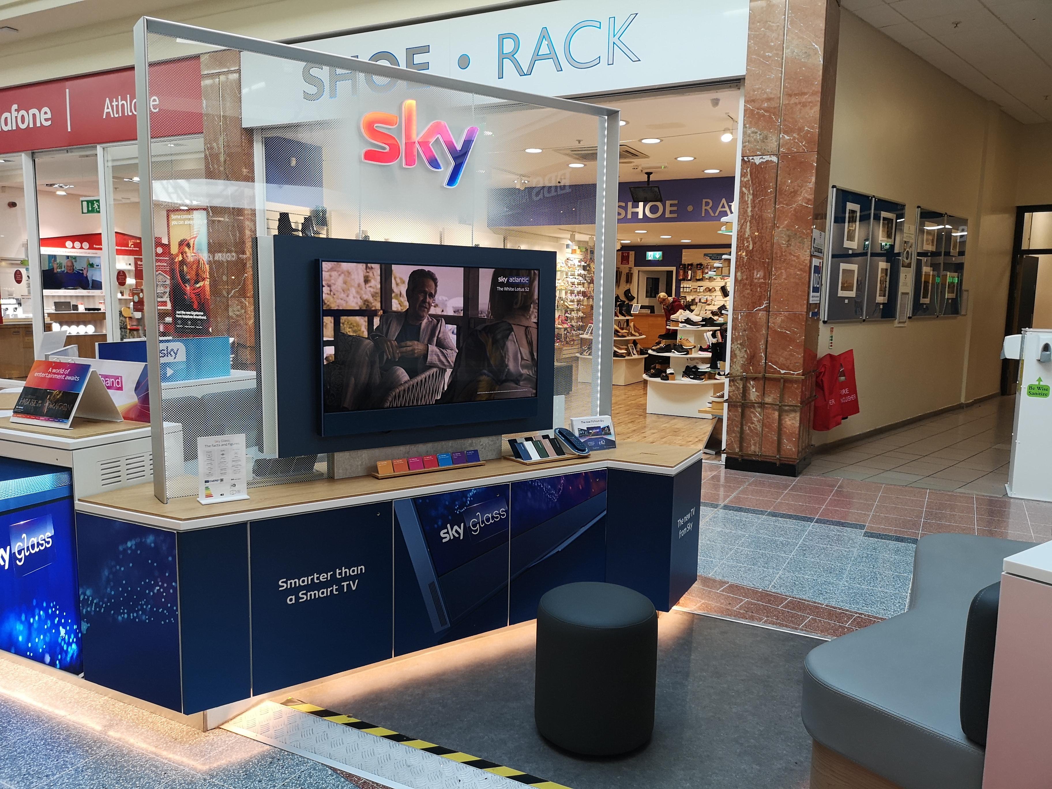 Golden Island Shopping Centre Sky store in Athlone