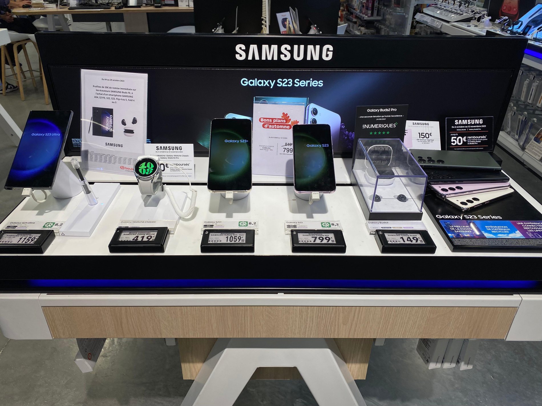Découvrez la gamme Samsung dans votre magasin Boulanger Claye-Souilly !