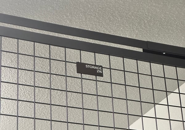 Self Storage Unit Label in Austin TX