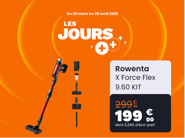 aspirateur balai rowenta x force flex boulanger de colmar les jours ++