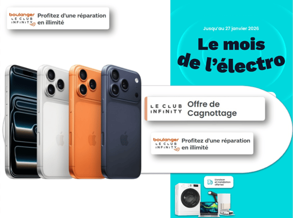 Vous recherchez un iPhone 17 Pro à Niort ! Profitez du rachat de votre ancien smartphone, pour acquérir un iPhone 17 Pro à Boulanger Niort