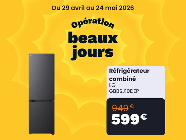 Réfrigérateur combiné LG GBBSJ10DEP