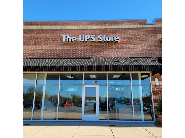 Facade of The UPS Store Potomac Station Shopping Center