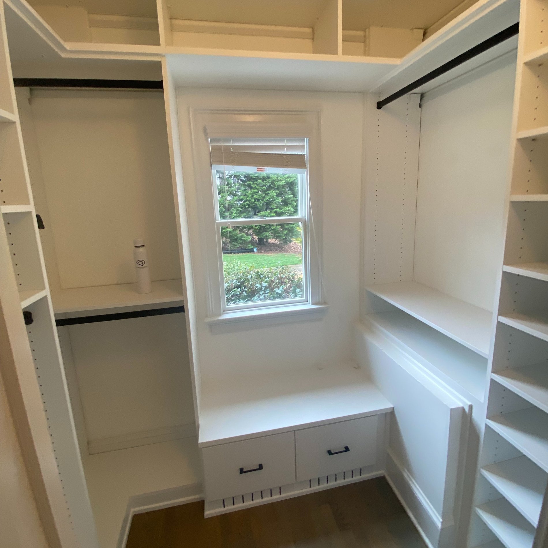 Classic White Walk-in Closet