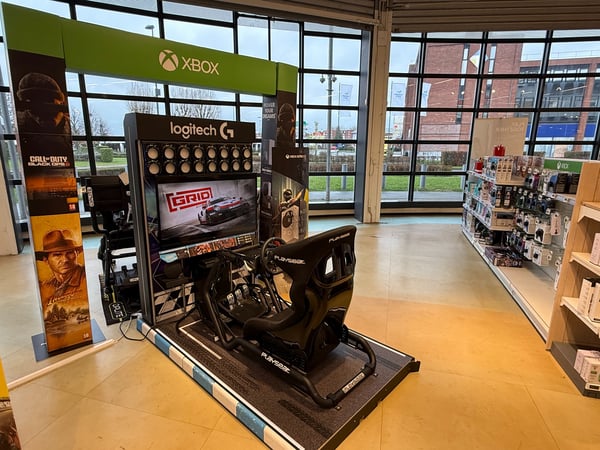 Espace Simulation de conduite chez Boulanger Villeneuve d'Ascq (V2)